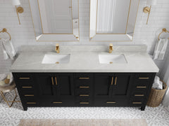 Malibu 84 in. W x 22 in. D Double Sink Bathroom Vanity - photo 32