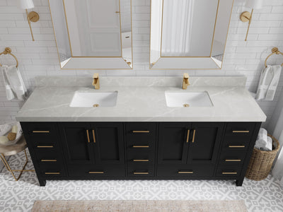 Malibu 84 in. W x 22 in. D Double Sink Bathroom Vanity - Willow Bath and Vanity