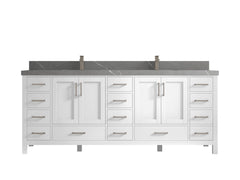 Malibu 84 in. W x 22 in. D Double Sink Bathroom Vanity - photo 35