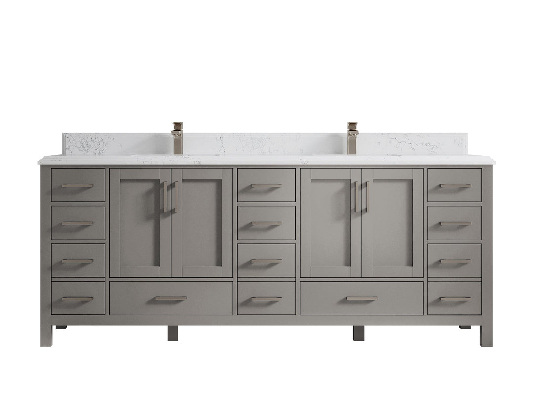 Malibu 84 in. W x 22 in. D Double Sink Bathroom Vanity - Willow Bath and Vanity