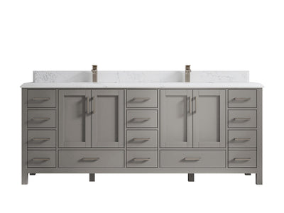 Malibu 84 in. W x 22 in. D Double Sink Bathroom Vanity - Willow Bath and Vanity