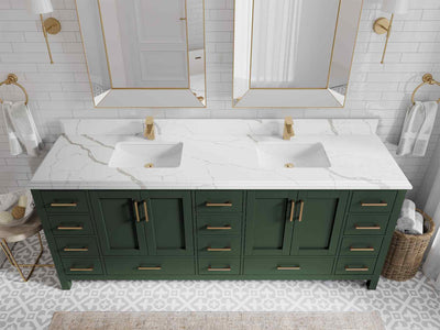 Malibu 84 in. W x 22 in. D Double Sink Bathroom Vanity - Willow Bath and Vanity
