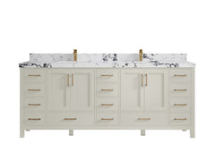 Malibu 84 in. W x 22 in. D Double Sink Bathroom Vanity - photo 39