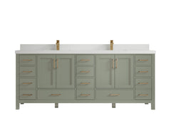 Malibu 84 in. W x 22 in. D Double Sink Bathroom Vanity - photo 45