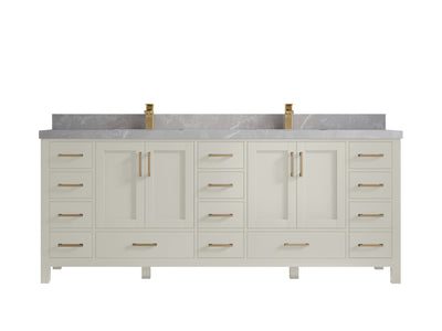 Malibu 84 in. W x 22 in. D Double Sink Bathroom Vanity - Willow Bath and Vanity