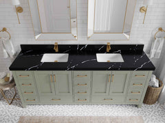 Malibu 84 in. W x 22 in. D Double Sink Bathroom Vanity - photo 10