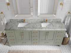 Malibu 84 in. W x 22 in. D Double Sink Bathroom Vanity - photo 22