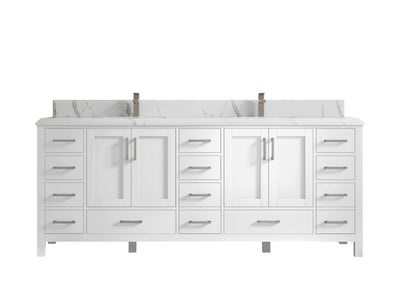 Malibu 84 in. W x 22 in. D Double Sink Bathroom Vanity - Willow Bath and Vanity
