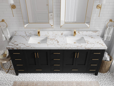 Malibu 84 in. W x 22 in. D Double Sink Bathroom Vanity - Willow Bath and Vanity