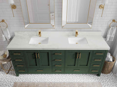 Malibu 84 in. W x 22 in. D Double Sink Bathroom Vanity - photo 18
