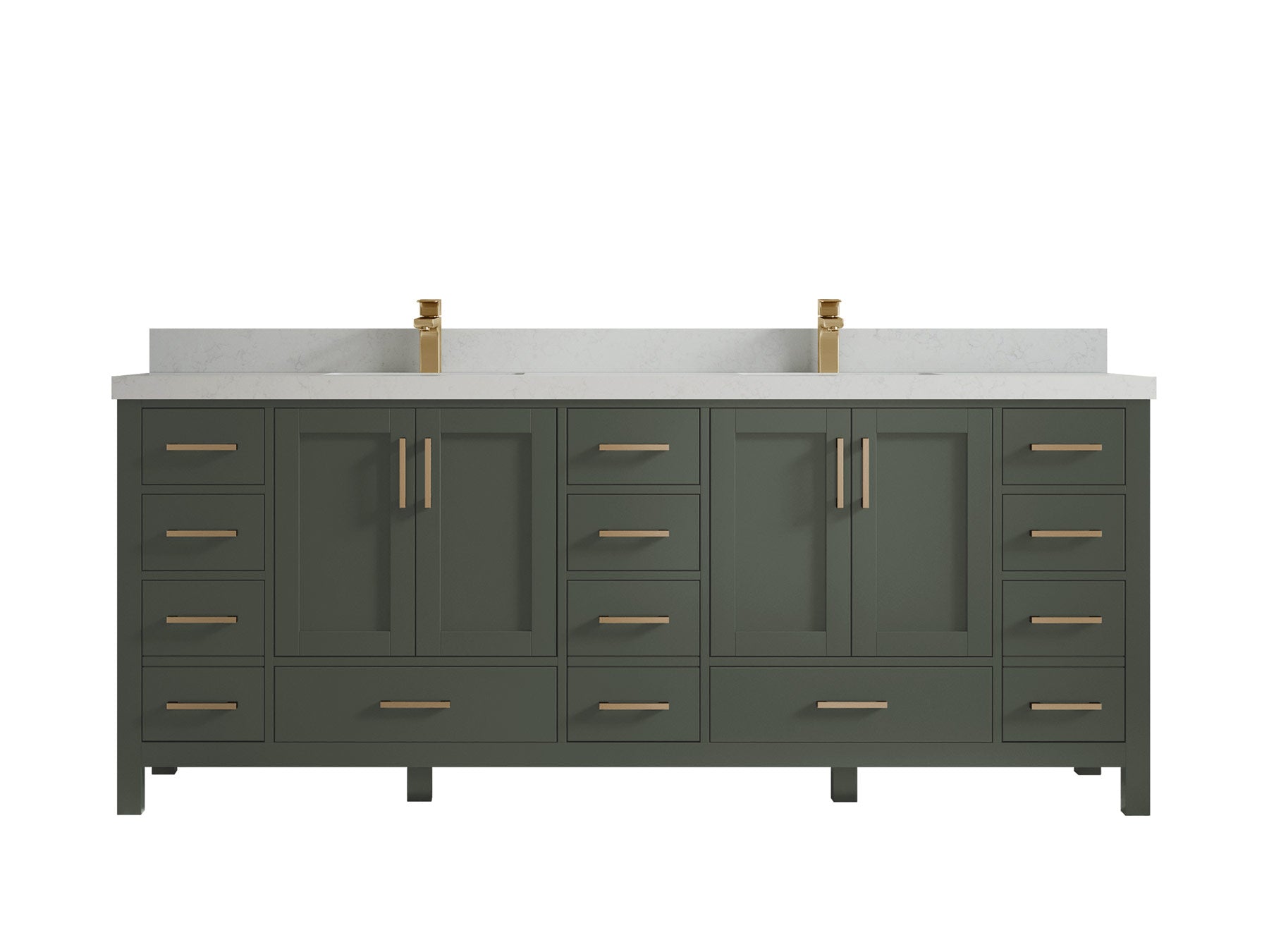 Malibu 84 in. W x 22 in. D Double Sink Bathroom Vanity - Willow Bath and Vanity