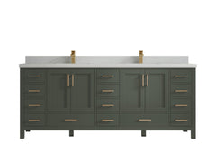 Malibu 84 in. W x 22 in. D Double Sink Bathroom Vanity - photo 13