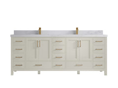 Malibu 84 in. W x 22 in. D Double Sink Bathroom Vanity - photo 19