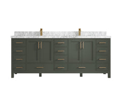 Malibu 84 in. W x 22 in. D Double Sink Bathroom Vanity - photo 11