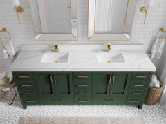Malibu 84 in. W x 22 in. D Double Sink Bathroom Vanity - photo 22