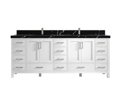 Malibu 84 in. W x 22 in. D Double Sink Bathroom Vanity - photo 9
