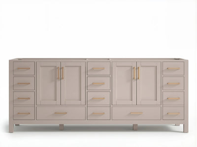 Malibu 84 in. W x 22 in. D Double Sink Bathroom Vanity - Willow Bath and Vanity
