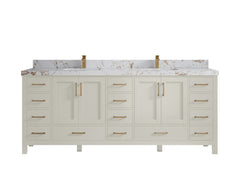 Malibu 84 in. W x 22 in. D Double Sink Bathroom Vanity - photo 35
