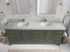Malibu 84 in. W x 22 in. D Double Sink Bathroom Vanity - photo 42