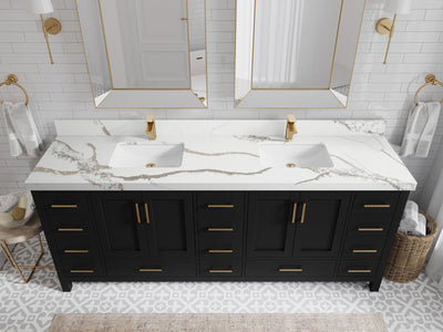 Malibu 84 in. W x 22 in. D Double Sink Bathroom Vanity - Willow Bath and Vanity
