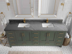 Malibu 84 in. W x 22 in. D Double Sink Bathroom Vanity - photo 34