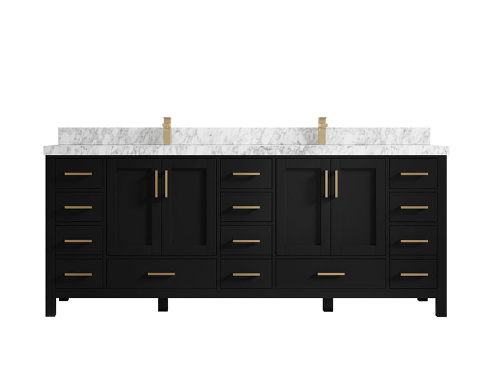 Malibu 84 in. W x 22 in. D Double Sink Bathroom Vanity - photo 11