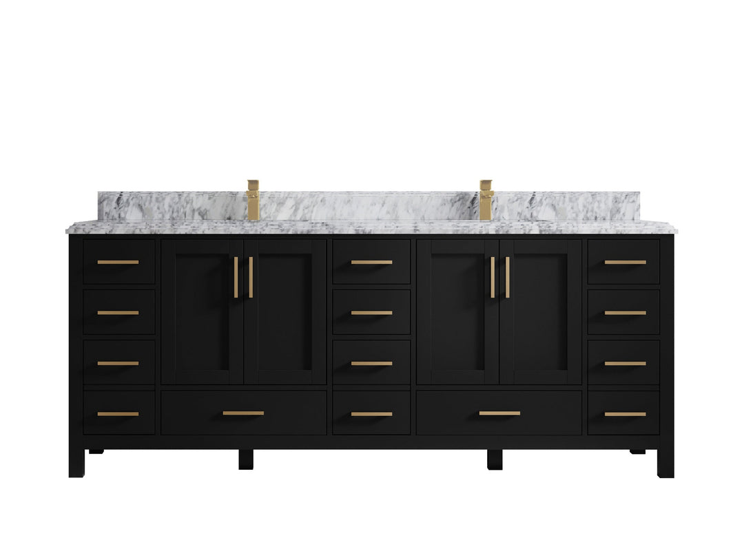 Malibu 84 in. W x 22 in. D Double Sink Bathroom Vanity - Willow Bath and Vanity