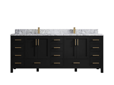 Malibu 84 in. W x 22 in. D Double Sink Bathroom Vanity - Willow Bath and Vanity