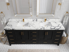 Malibu 84 in. W x 22 in. D Double Sink Bathroom Vanity - photo 40