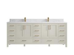 Malibu 84 in. W x 22 in. D Double Sink Bathroom Vanity - photo 25