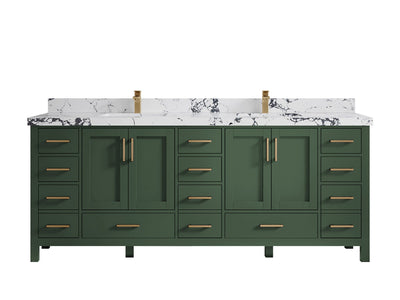 Malibu 84 in. W x 22 in. D Double Sink Bathroom Vanity - Willow Bath and Vanity