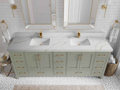 Malibu 84 in. W x 22 in. D Double Sink Bathroom Vanity - photo 20
