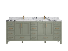 Malibu 84 in. W x 22 in. D Double Sink Bathroom Vanity - photo 41