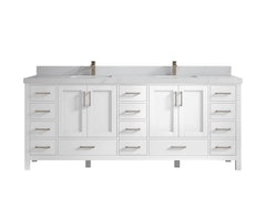 Malibu 84 in. W x 22 in. D Double Sink Bathroom Vanity - photo 21