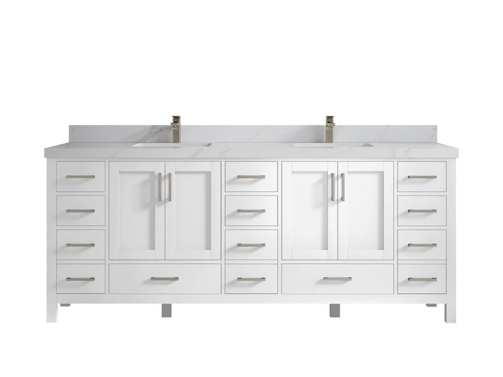 Malibu 84 in. W x 22 in. D Double Sink Bathroom Vanity - photo 21