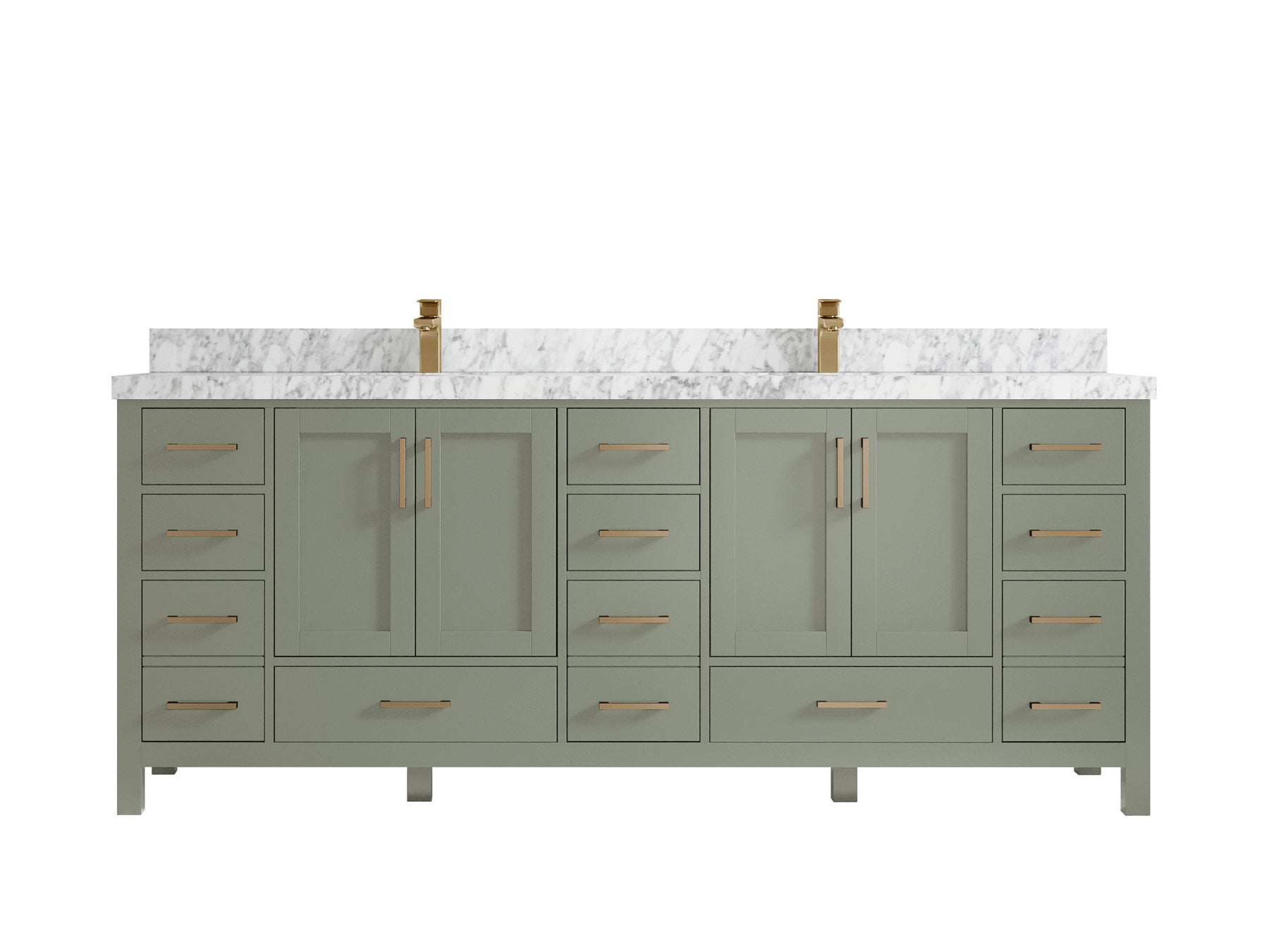 Malibu 84 in. W x 22 in. D Double Sink Bathroom Vanity - Willow Bath and Vanity