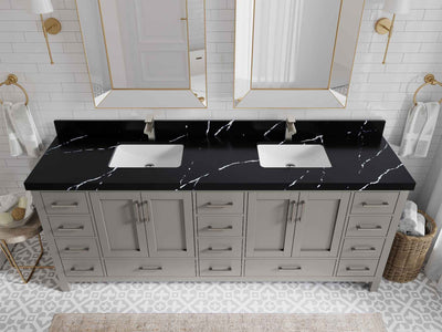 Malibu 84 in. W x 22 in. D Double Sink Bathroom Vanity - Willow Bath and Vanity