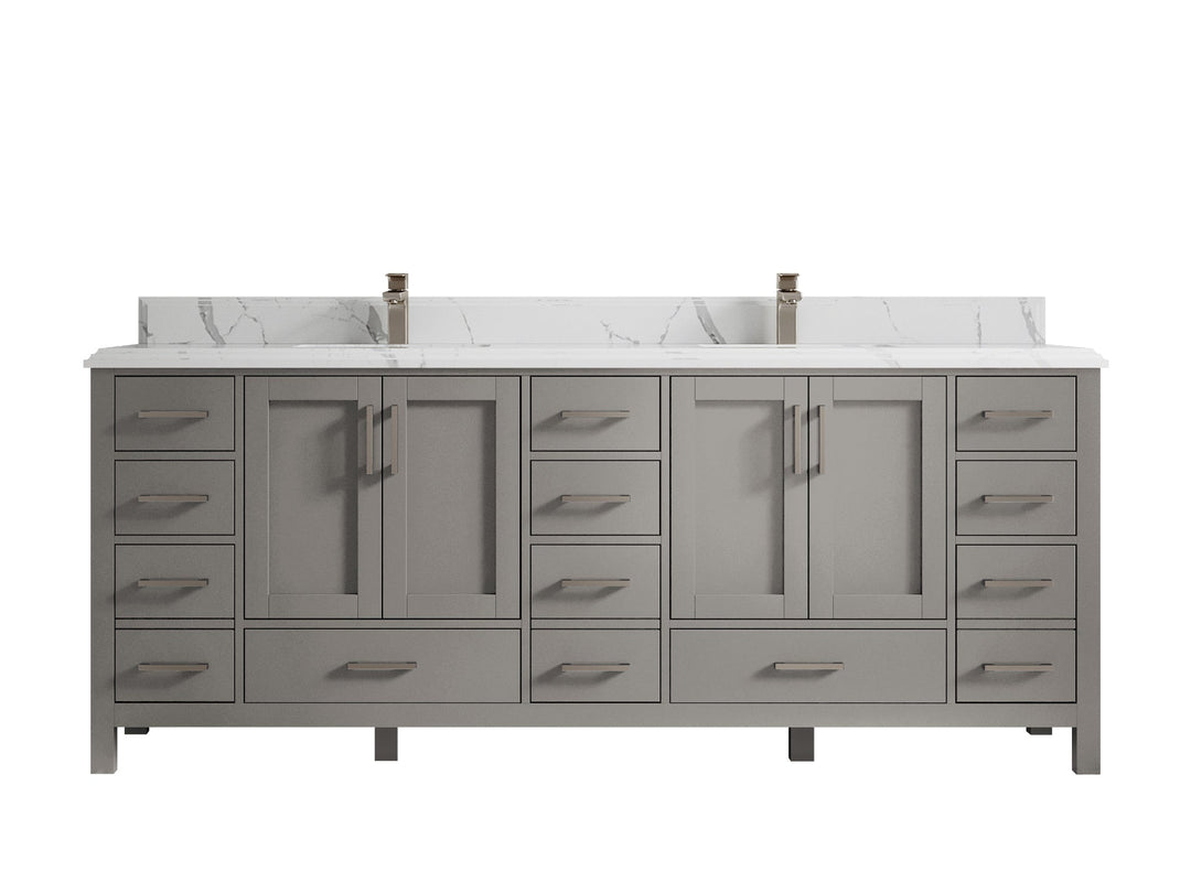 Malibu 84 in. W x 22 in. D Double Sink Bathroom Vanity - Willow Bath and Vanity