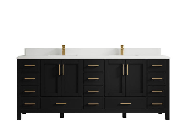 Malibu 84 in. W x 22 in. D Double Sink Bathroom Vanity - photo 13