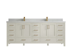 Malibu 84 in. W x 22 in. D Double Sink Bathroom Vanity - photo 13