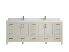 Malibu 84 in. W x 22 in. D Double Sink Bathroom Vanity - photo 43