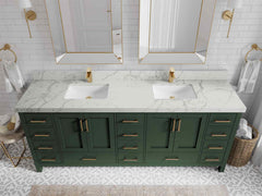 Malibu 84 in. W x 22 in. D Double Sink Bathroom Vanity - photo 42