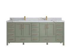 Malibu 84 in. W x 22 in. D Double Sink Bathroom Vanity - photo 13