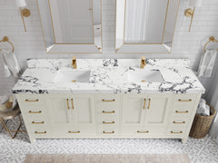 Malibu 84 in. W x 22 in. D Double Sink Bathroom Vanity - photo 40