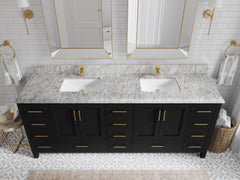 Malibu 84 in. W x 22 in. D Double Sink Bathroom Vanity - photo 24