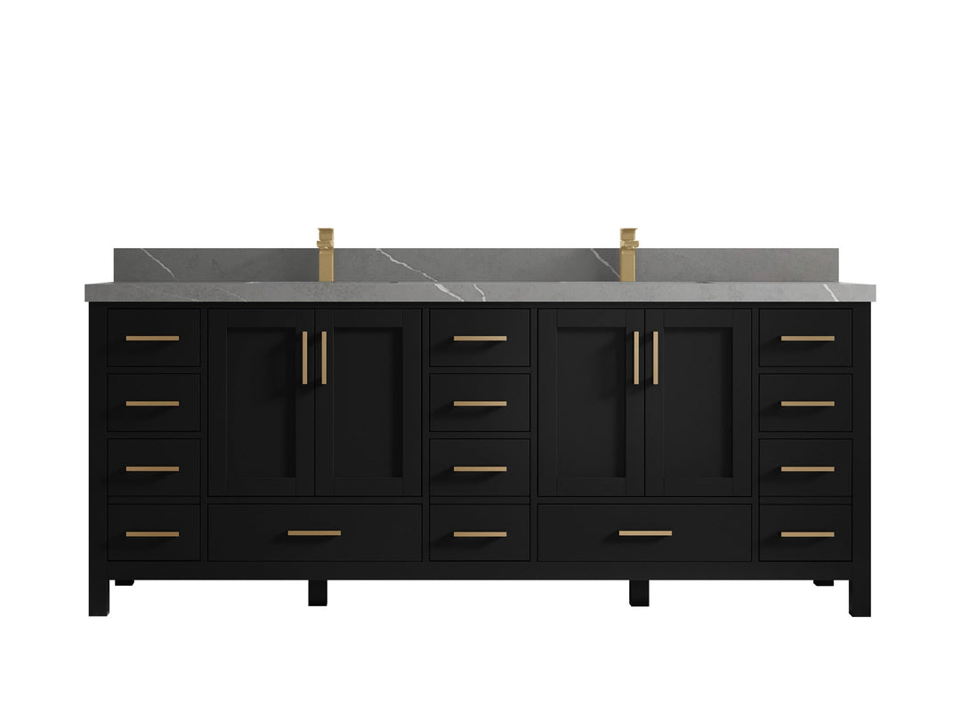 Malibu 84 in. W x 22 in. D Double Sink Bathroom Vanity - Willow Bath and Vanity