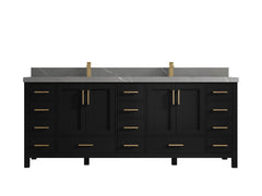Malibu 84 in. W x 22 in. D Double Sink Bathroom Vanity - photo 35