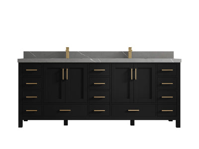 Malibu 84 in. W x 22 in. D Double Sink Bathroom Vanity - Willow Bath and Vanity