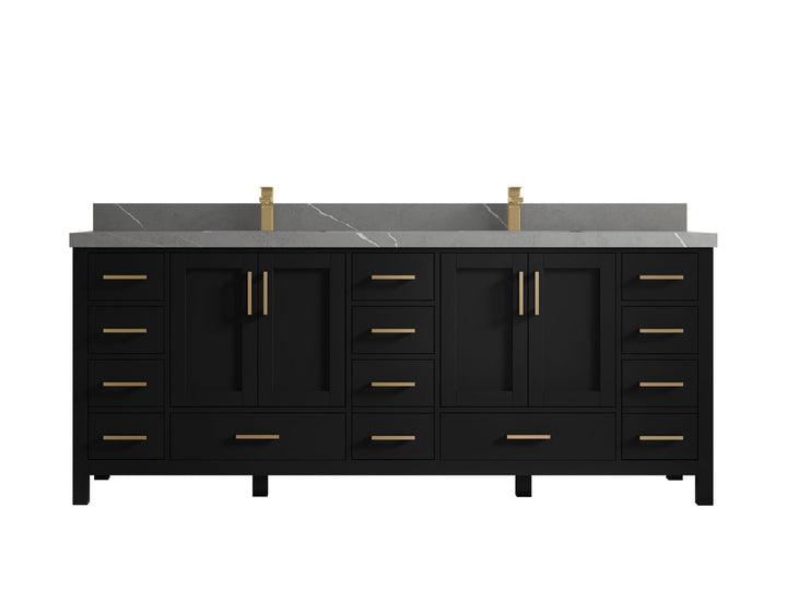Malibu 84 in. W x 22 in. D Double Sink Bathroom Vanity - photo 35