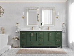 Malibu 84 in. W x 22 in. D Double Sink Bathroom Vanity - photo 4